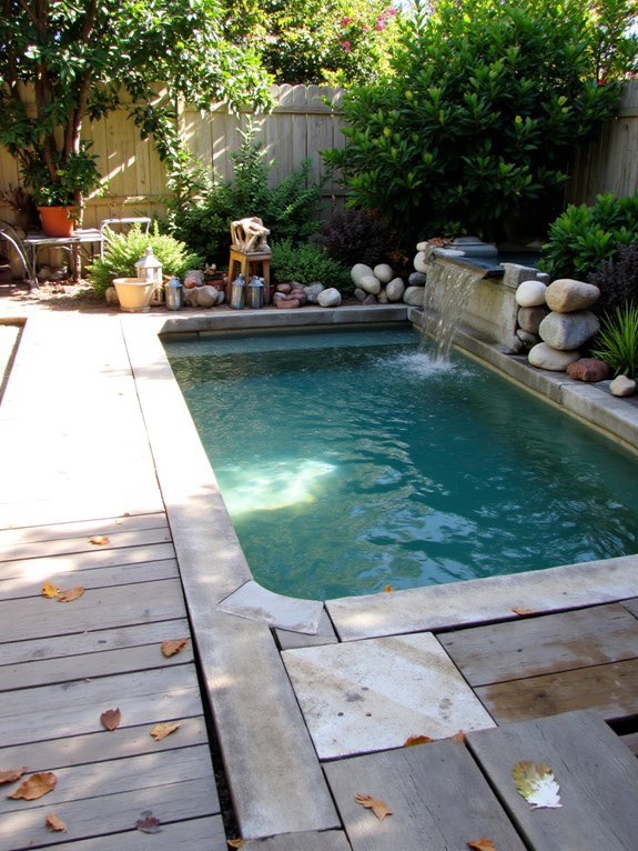 20 Stylish Cattle Trough Pool Ideas For Unexpected Backyard Flair spa features enhance relaxation