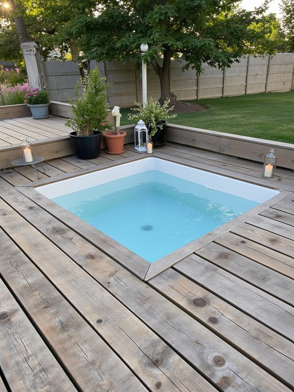 22 Polished Stock Tank Bath Ideas For A Spa Like Backyard Moment stock tank bath deck construction