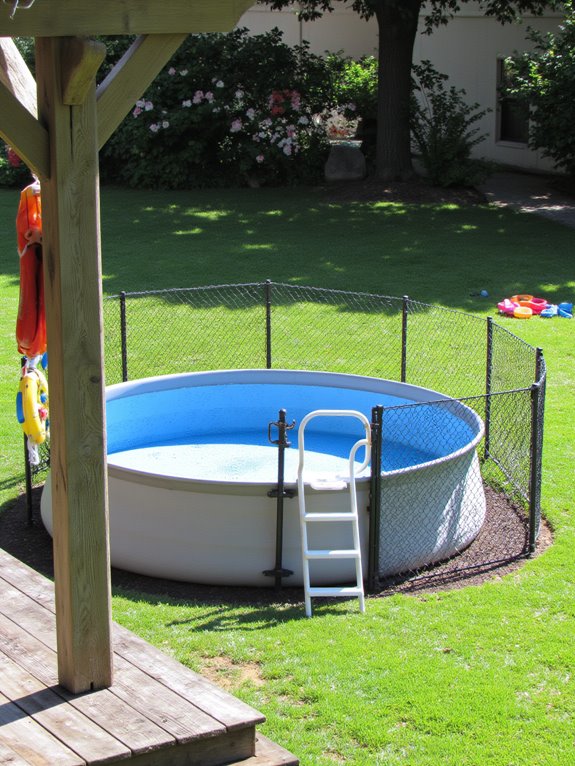 22 Family Friendly Stock Tank Pool Ideas That Everyone Will Love stock tank pool safety measures