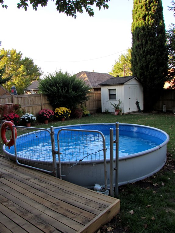 23 Refreshing Saltwater Stock Tank Pool Ideas For Easy Upkeep stock tank pool safety measures