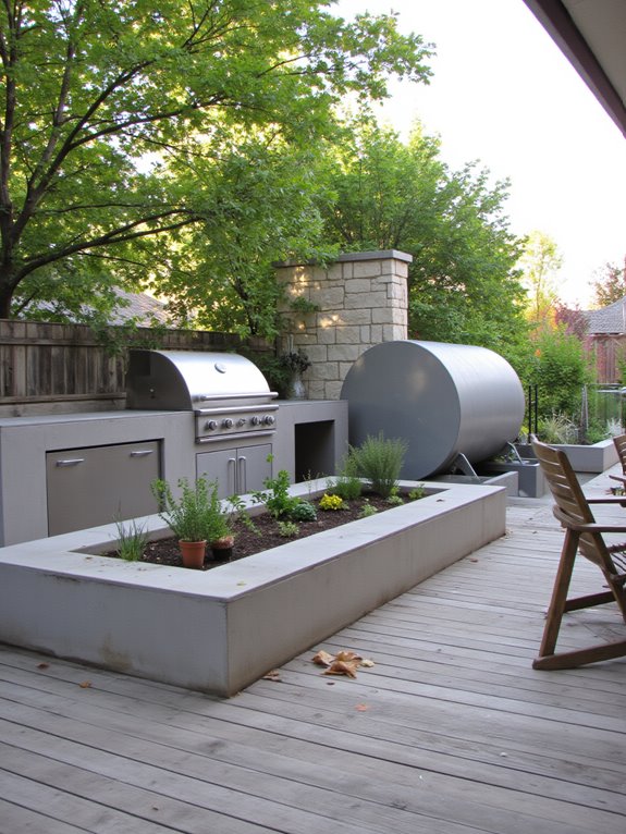 19 Stylish Backyard Stock Tank Upgrades That Feel Designer Level stock tanks enhance outdoor kitchens