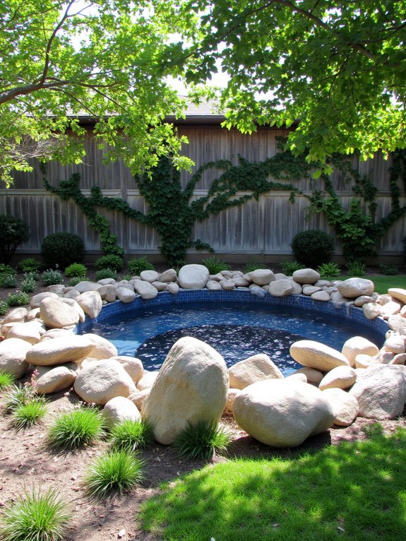 23 Beautiful Stock Tank Pool Landscaping Ideas For Instant Charm stunning landscaping rocks framing