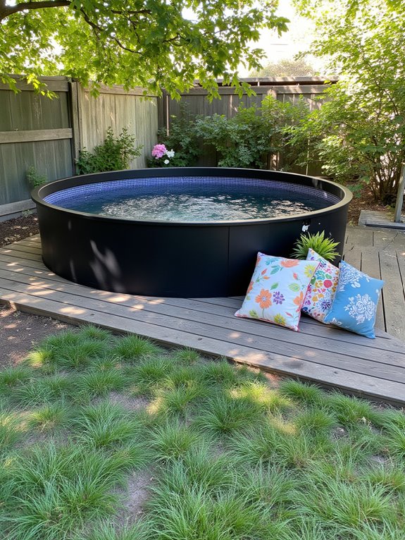 19 Stylish Backyard Stock Tank Upgrades That Feel Designer Level stylish affordable backyard oasis