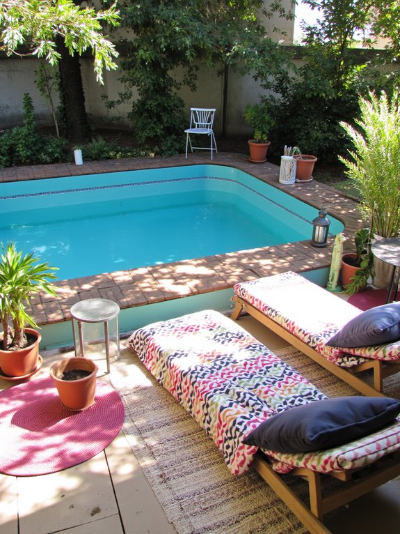 24 Clever Container Pool Ideas That Reinvent Your Outdoor Space stylish container pool accessories