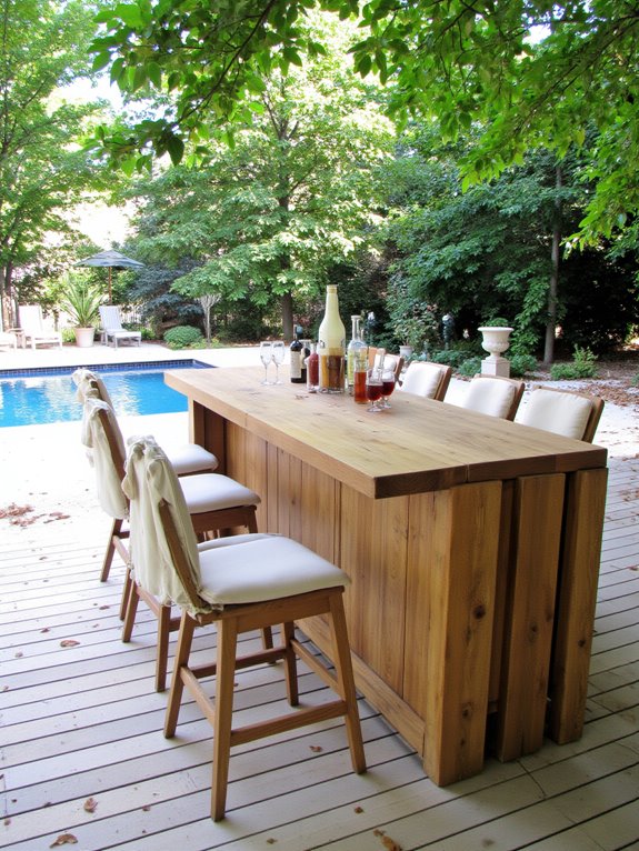 25 Chic Inground Pool Decorating Ideas That Feel Fresh stylish outdoor entertaining hub