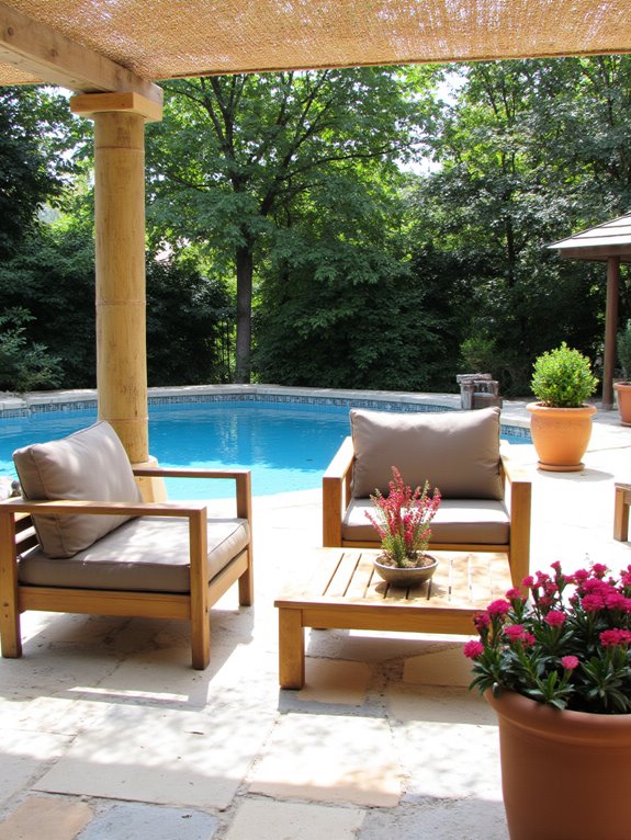 22 Trendy Outdoor Patio Pool Ideas For Endless Summer Days stylish outdoor patio furniture