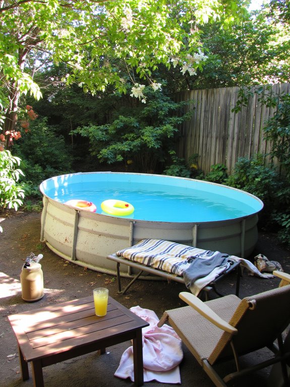 19 Relaxing Stock Tank Pool Ideas For Calm Summer Afternoons summer fun in stock tank