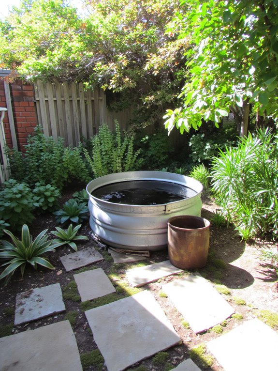 19 Clever Metal Tank Pool Ideas For A Polished Outdoor Look sustainable metal tank pool