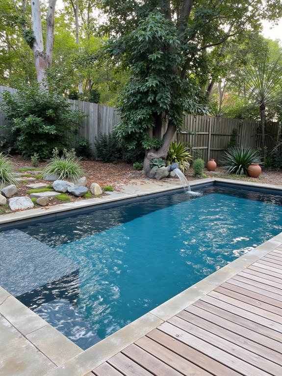 19 Timeless Rectangle Inground Pool Ideas For A Clean Look sustainable pool design choices