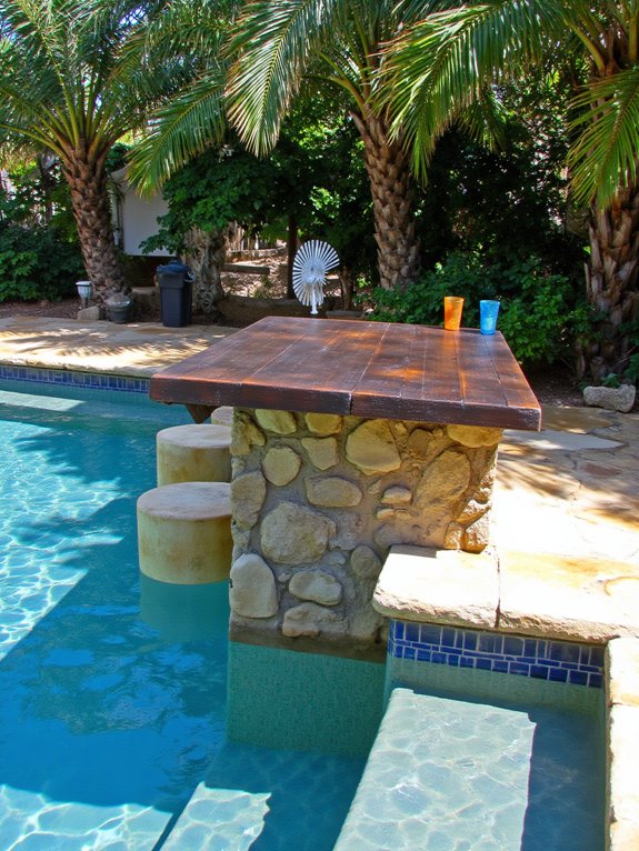 23 Creative Inground Pool Ideas You’ll Wish You Tried Sooner swim up bar relaxation experience