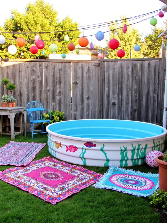 16 Budget Friendly Stock Tank Pool Ideas For Wallet Smart Fun themed stock tank decor