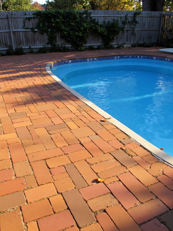 24 Polished Inground Pool Deck Ideas With Pavers For A Finished Look timeless charm durable design