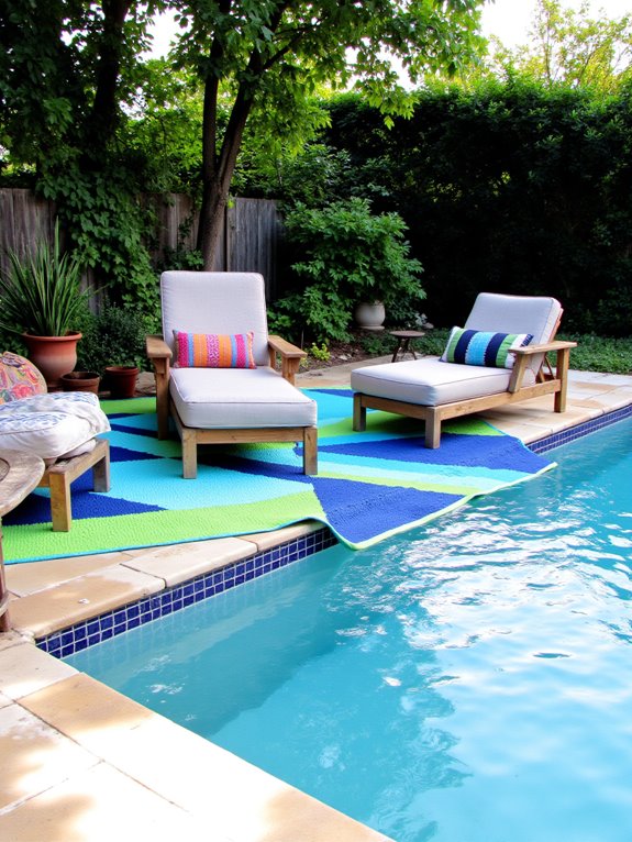 25 Chic Inground Pool Decorating Ideas That Feel Fresh transform spaces with rugs