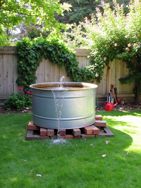 19 Stylish Backyard Stock Tank Upgrades That Feel Designer Level transform stock tank fountain