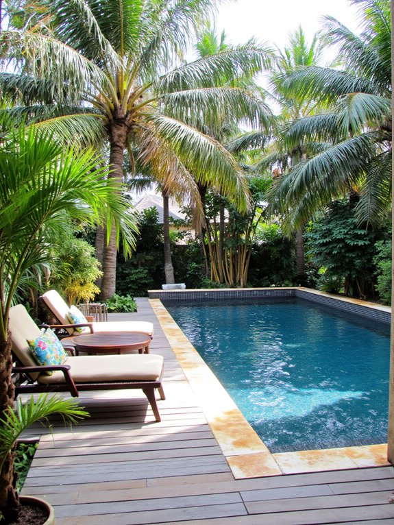23 Elegant Outdoor Inground Pool Ideas For A Resort Vibe tropical paradise landscaping ideas