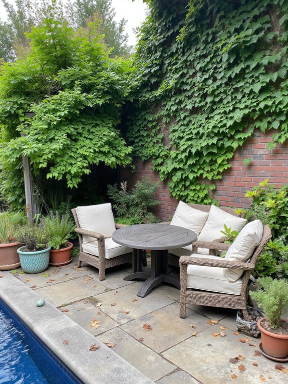 22 Trendy Outdoor Patio Pool Ideas For Endless Summer Days vibrant outdoor plant decor