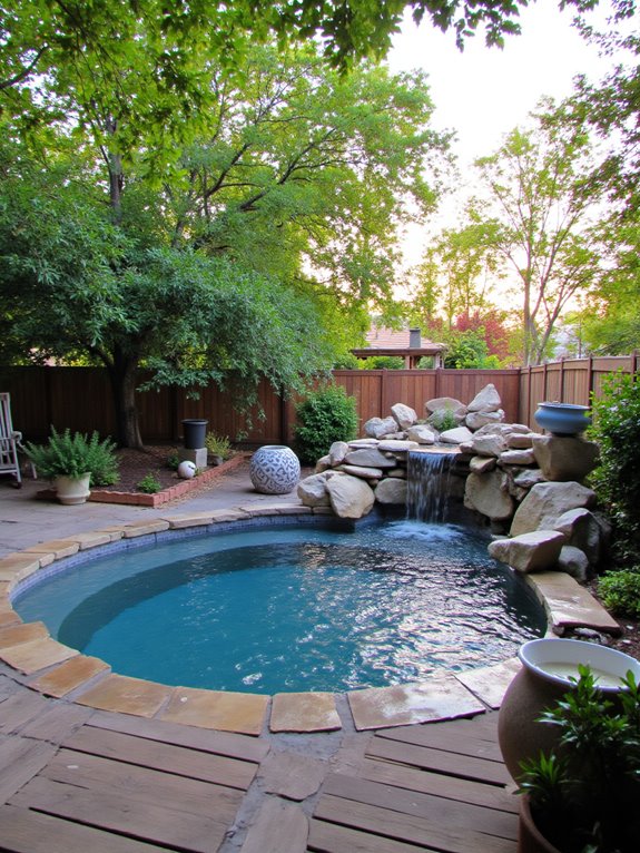 20 Inspiring Cowboy Pool Backyard Ideas With Surprising Style waterfalls and fountains oasis