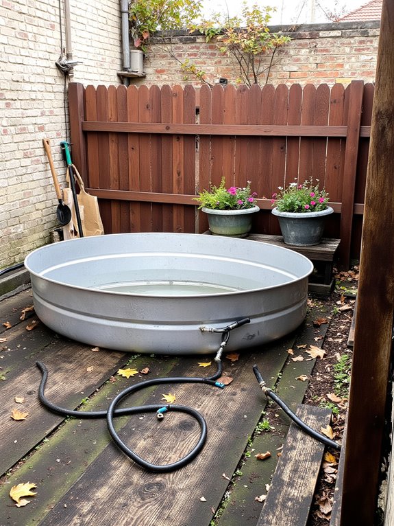 20 Compact Stock Tank Pool Ideas Perfect For Small Spaces winterize your stock tank
