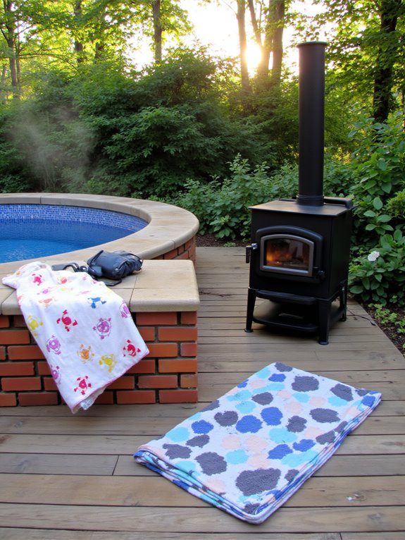 20 Modern Stock Tank Pool Designs For A Fresh Outdoor Upgrade year round stock tank enjoyment