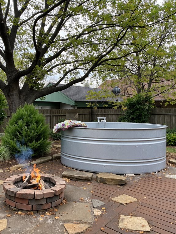 22 Polished Stock Tank Bath Ideas For A Spa Like Backyard Moment year round stock tank maintenance