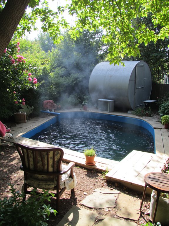 21 Beautiful Tank Swimming Pool Ideas That Look Surprisingly Elegant year round swimming enjoyment