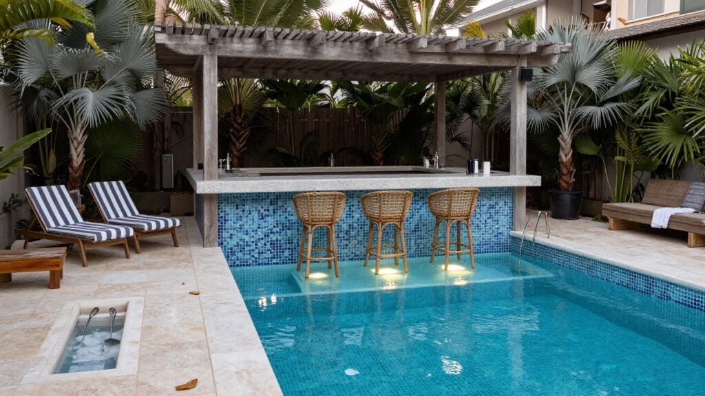 18 Pool Ideas With Bar Features For The Perfect Party Setup - Love ...
