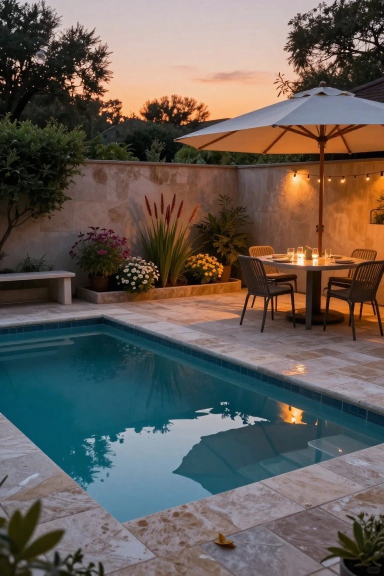 Poolside Dining Nook