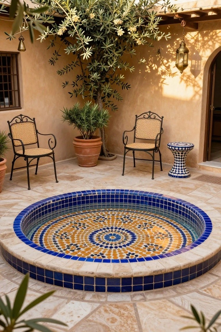 Moroccan Mosaic Liner for Stock Tank Pools