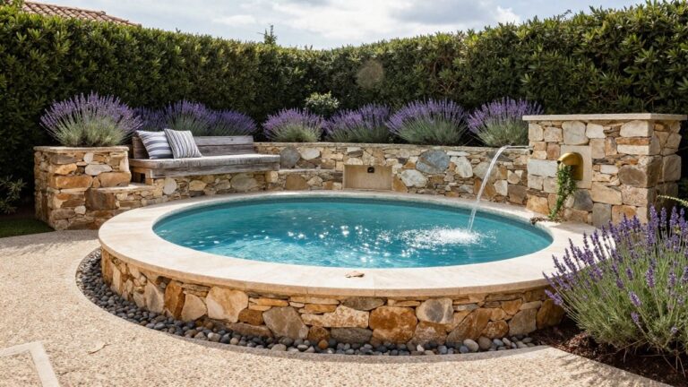20 Functional Pool Landscaping With Retaining Wall Designs That Add ...