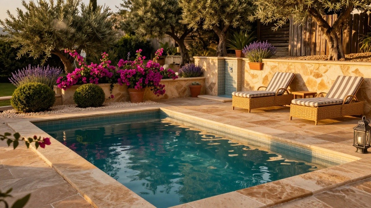 20 vibrant pool landscaping with flowers to add color and charm featured