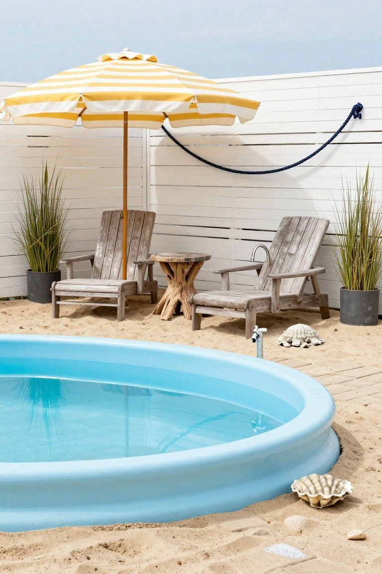 21 Stylish Poly Stock Tank Pool Ideas For A Smooth Setup Poolside Adirondack Chairs Setup