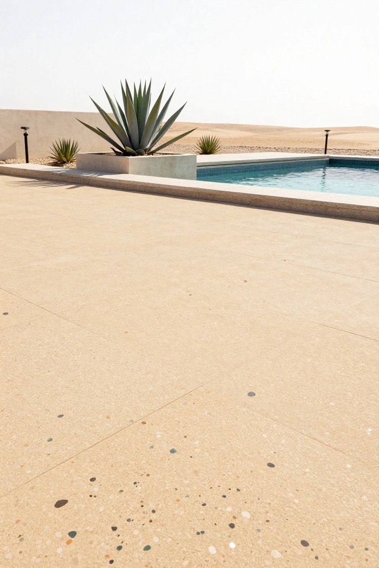 Beige Pebble Deck Tiles