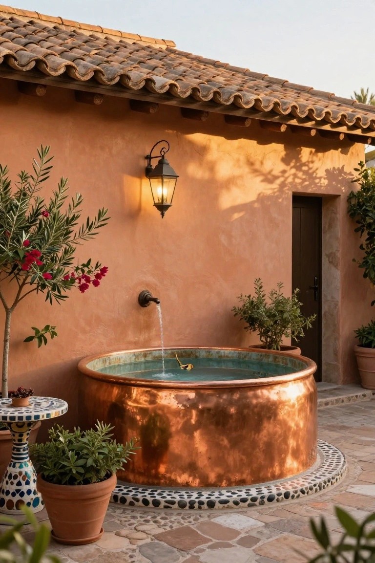Copper Stock Tank Plunge Pool