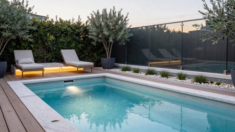 20 Practical Semi Inground Pool Ideas On A Slope That Actually Work ...