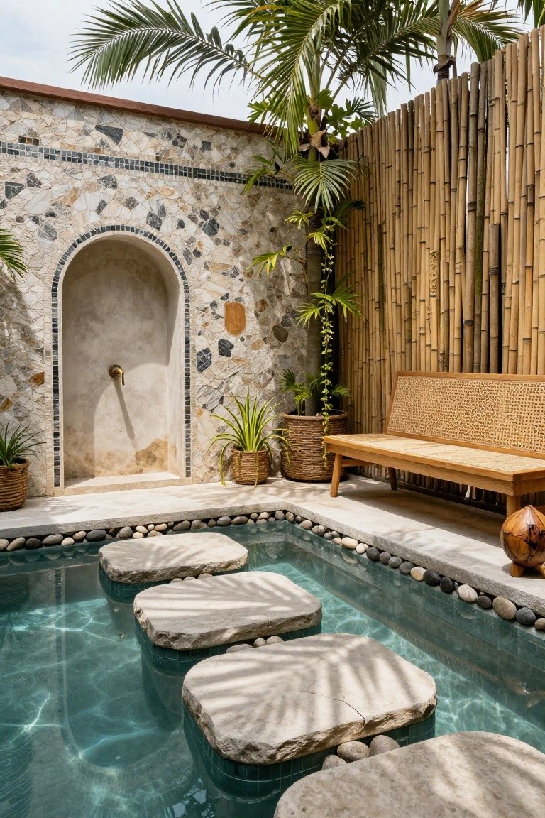 Stepping Stones Across the Pool