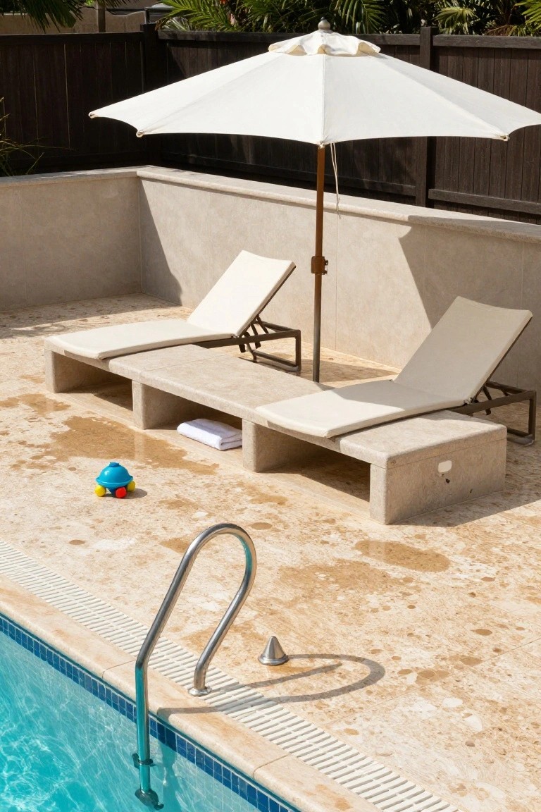 Cantilever Umbrella for Poolside Shade